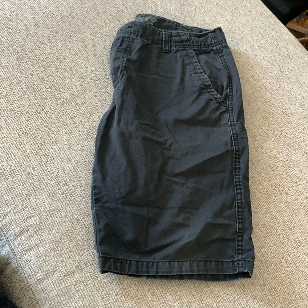 Black cargo shorts